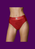 Vibrating Strap-On Thong with Rechargeable Bullet