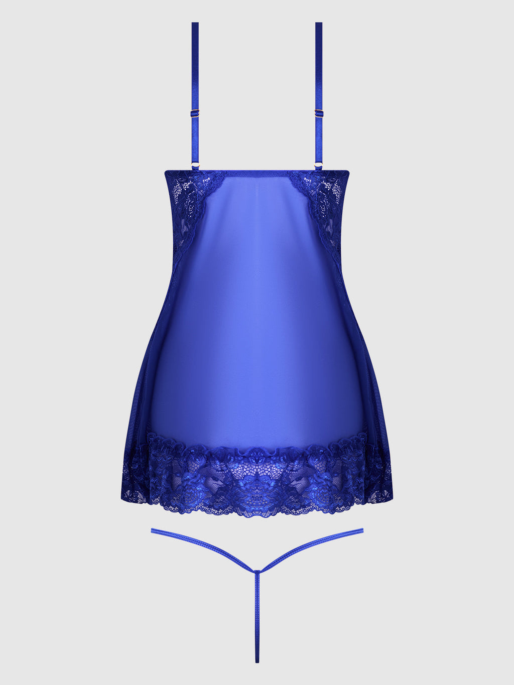 HARLOW LACE & MESH BABYDOLL & G-STRING SET