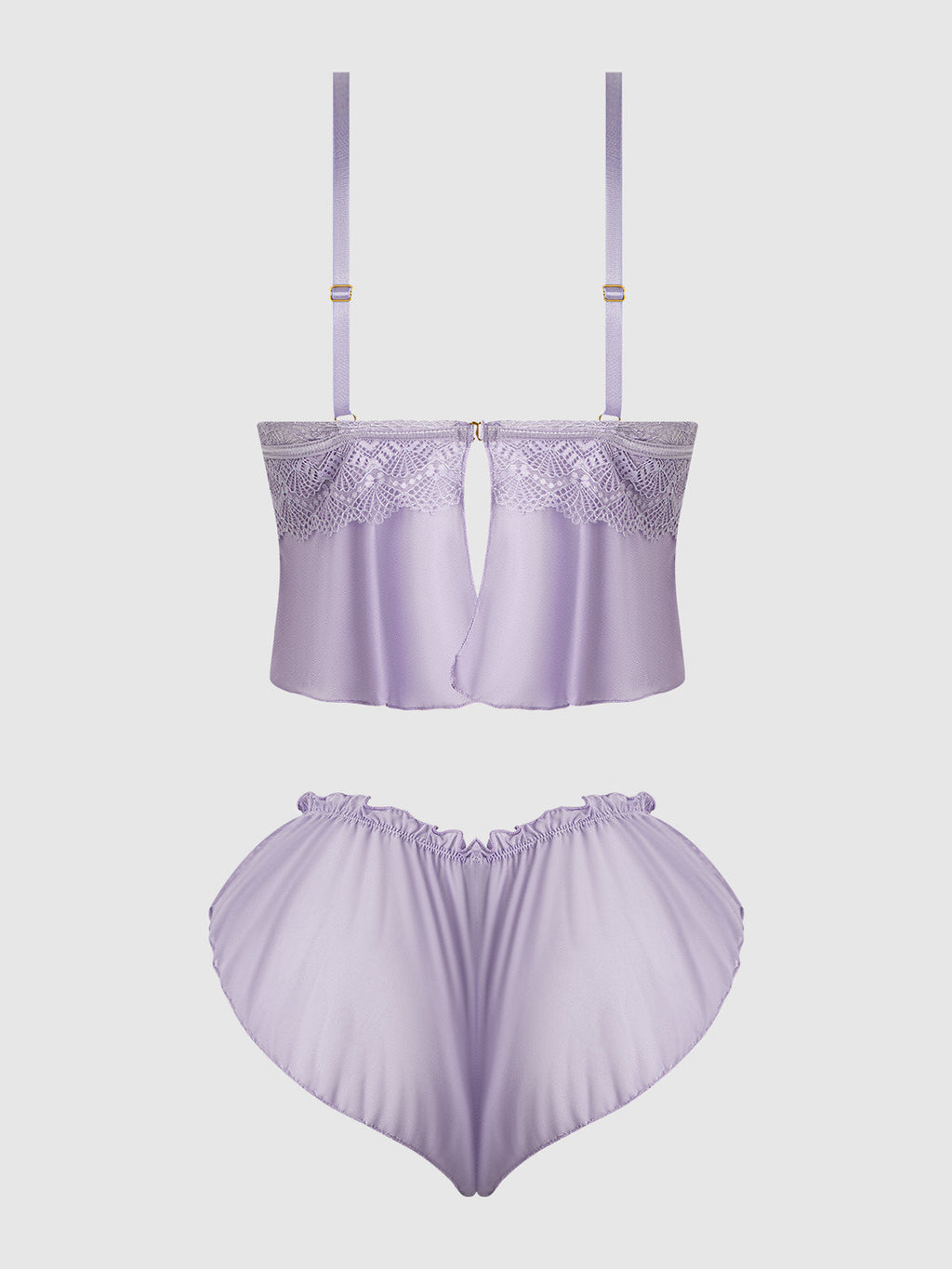 VIVIENNE LACE & MESH CAMI & TAP SHORT SET