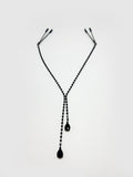 RHINESTONE DANGLE CLAMPS