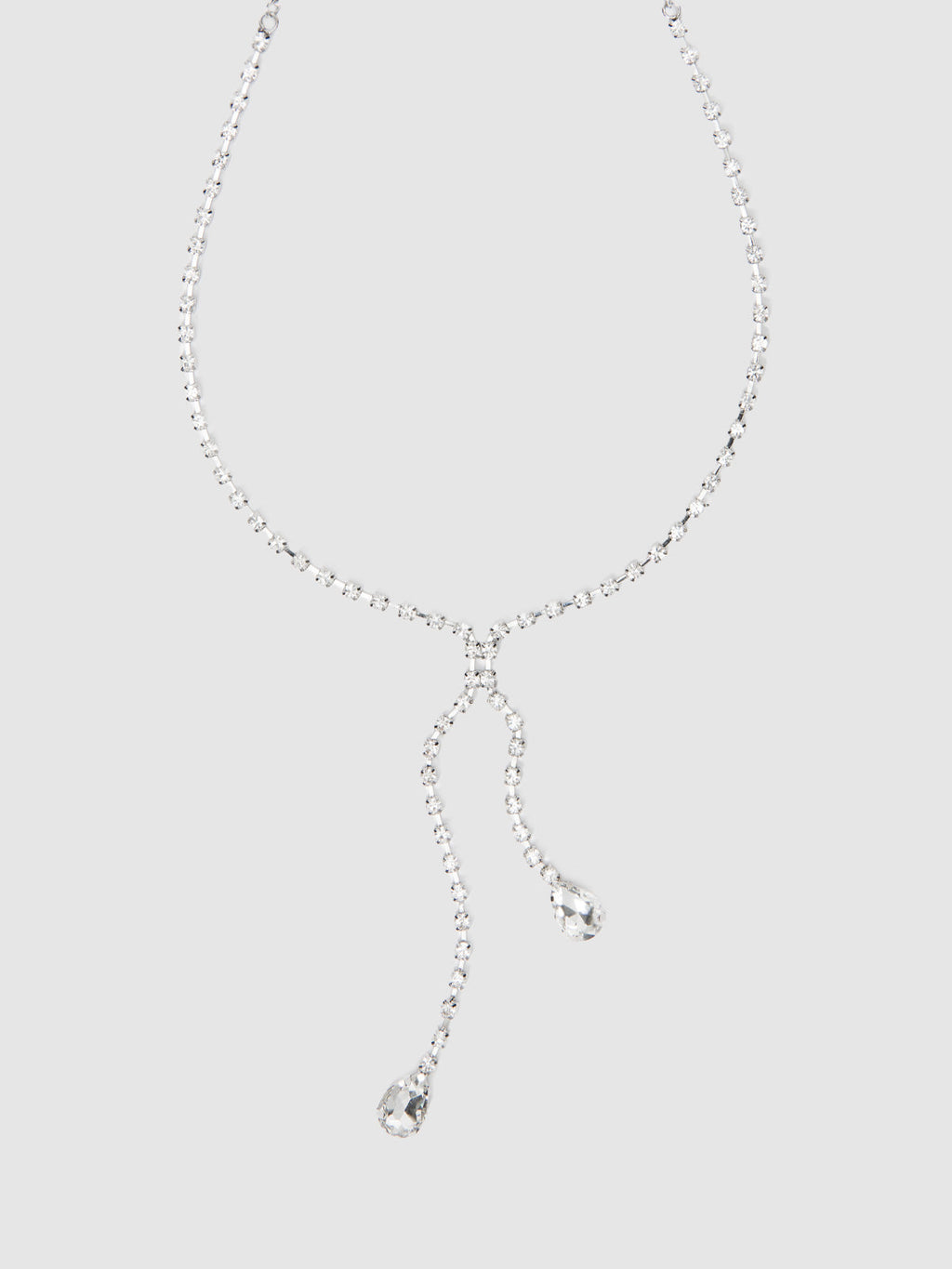 RHINESTONE DANGLE CLAMPS