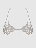 RHINESTONE SWIRL KNOT BRALETTE