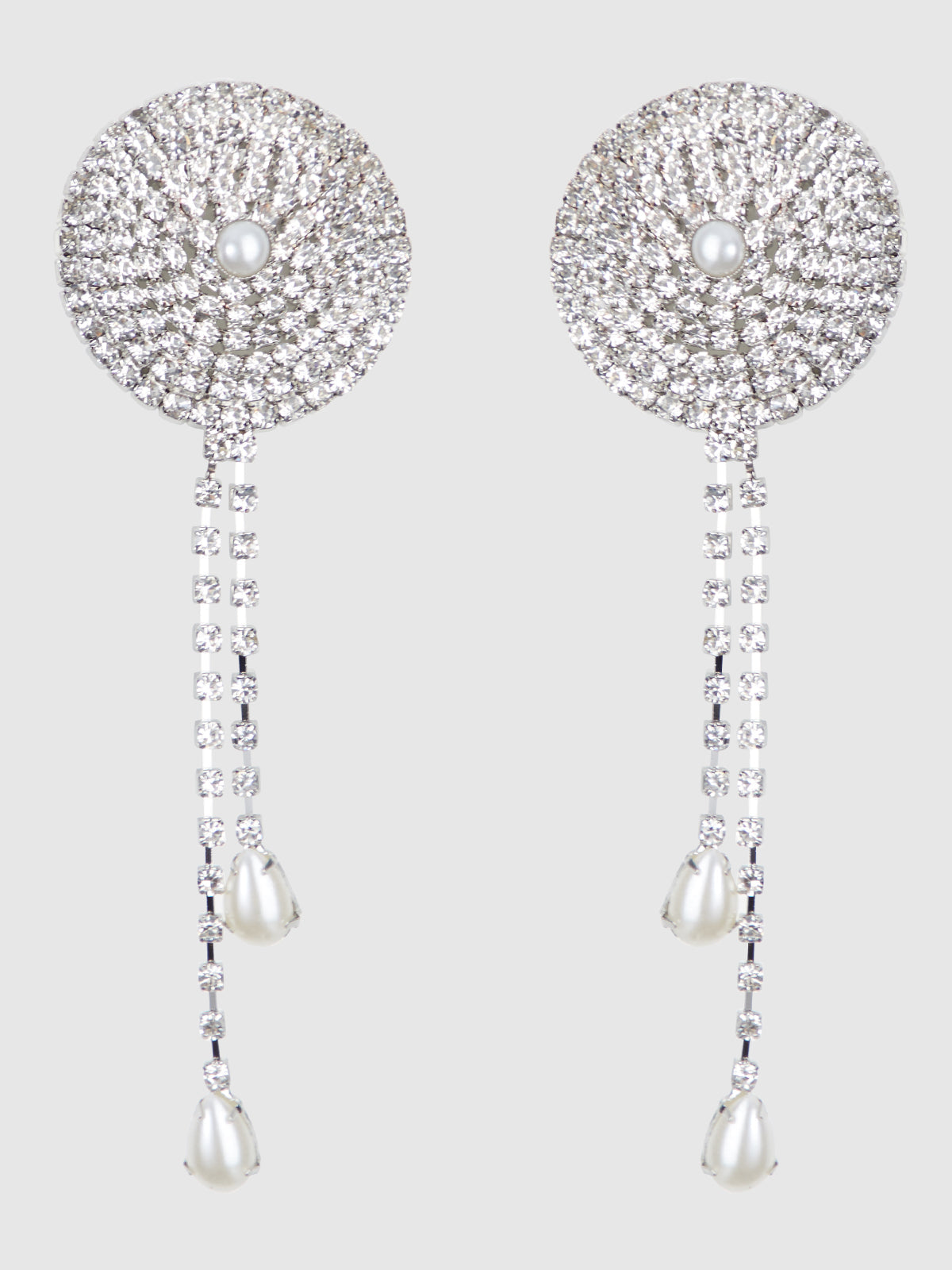 RHINESTONE & PEARL DANGLE PASTIES