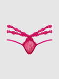 YVONE LACE STRAPPY BACKLESS TANGA