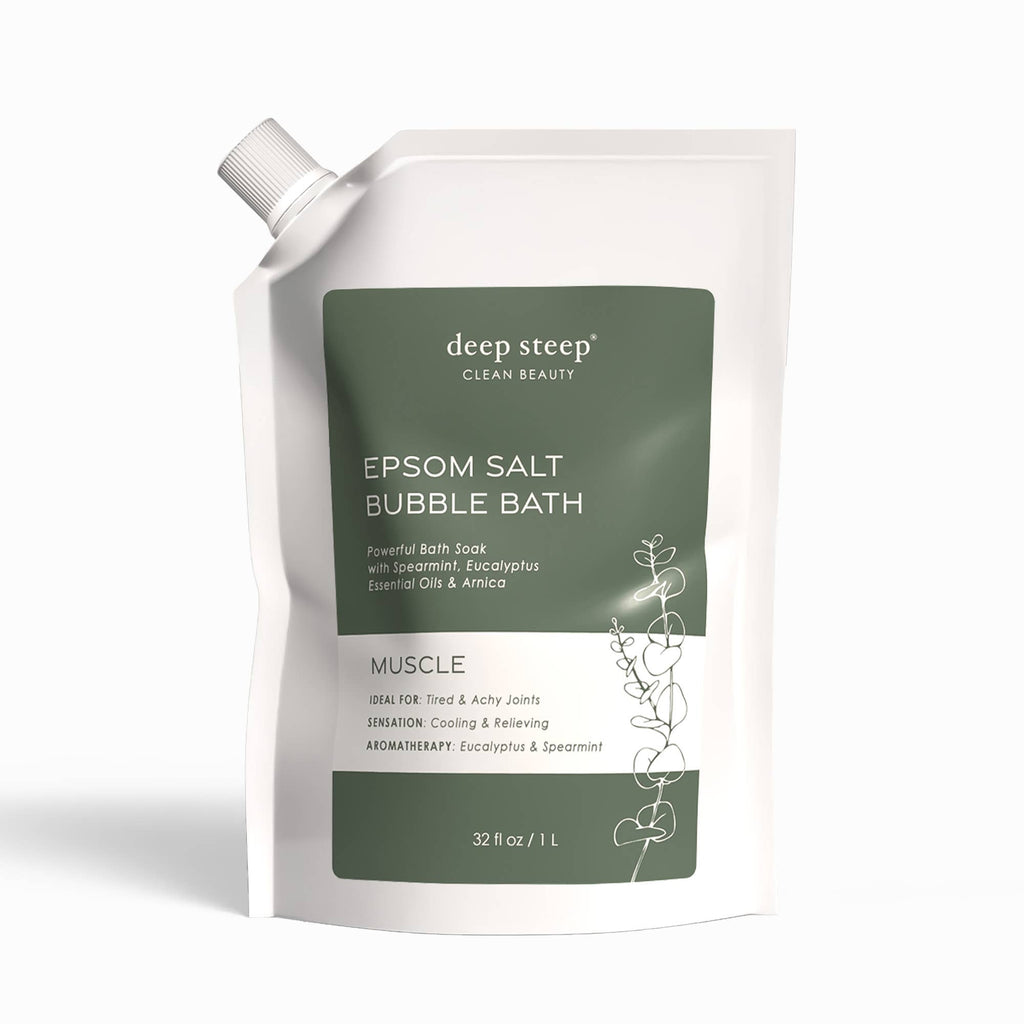 Muscle Epsom Salt Sore Muscle Recovery Bubble Bath 32oz
