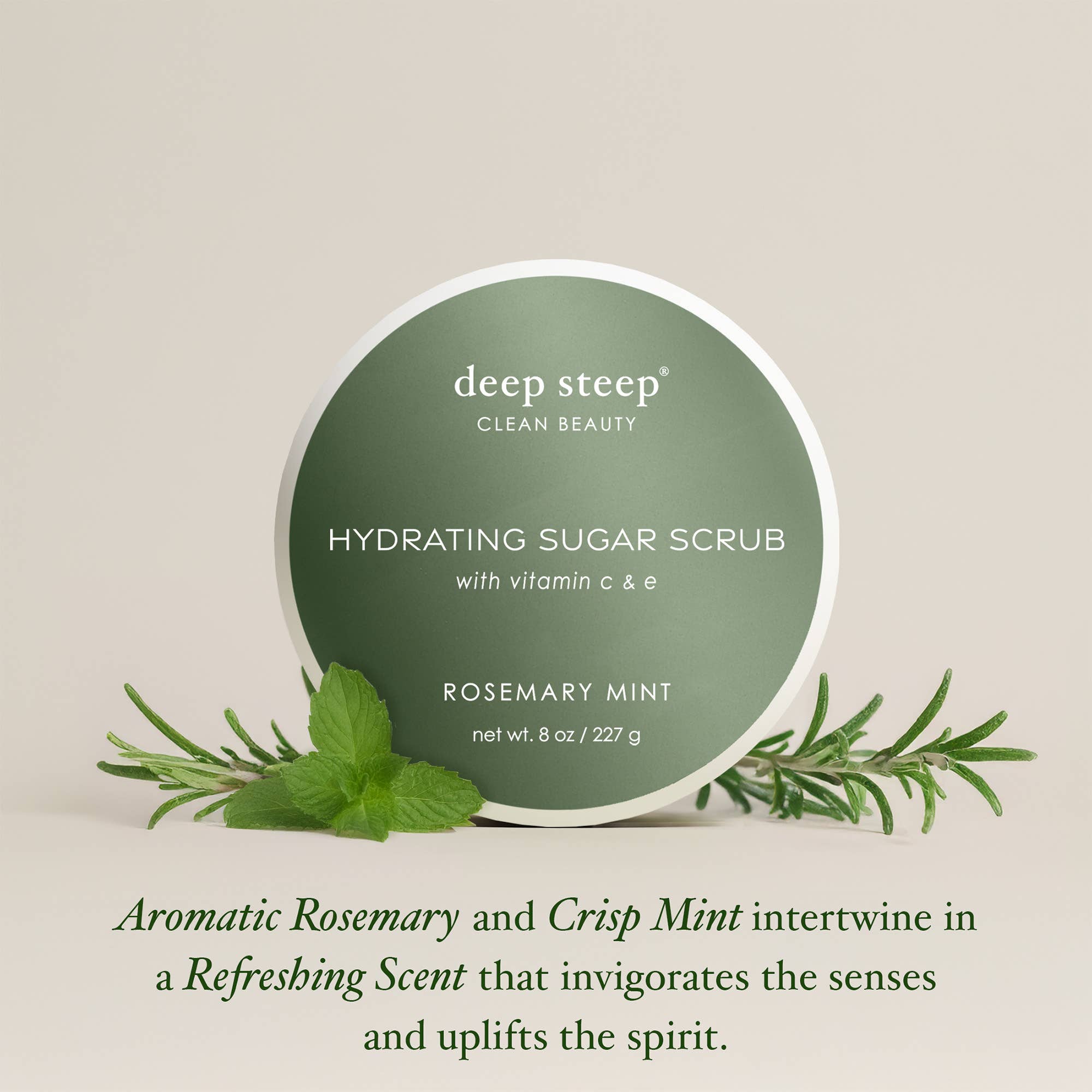 Sugar Scrub - Rosemary Mint 8oz